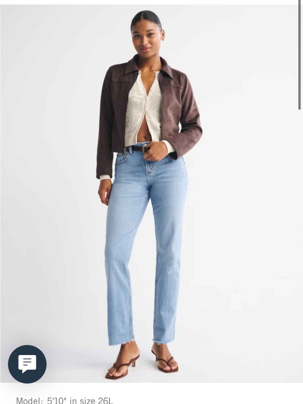 Abercrombie & Fitch Curve Love 90s Straight Leg Jeans